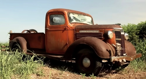 שיפוץ טנדר GMC T14B.