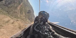 מבט מתא הטייס של F-35 של ישראל בעת תקיפה בסוריה