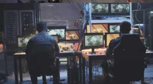 אילוסטרציה של מרכז פיקוד ובקרה העוקב אחר תוכנית הגרעין של איראן 2026