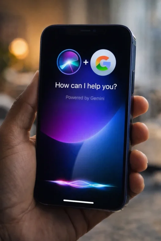 שיתוף הפעולה הדרמטי בין אפל לגוגל: שילוב מודל ה-AI Gemini בתוך סירי (Siri) החדשה באייפון.