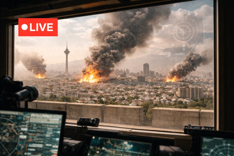 מבט אסטרטגי על טהרן בזמן אמת: מעקב אחרי התפתחויות ביטחוניות באיראן דרך מקורות זרים ושידור חי.