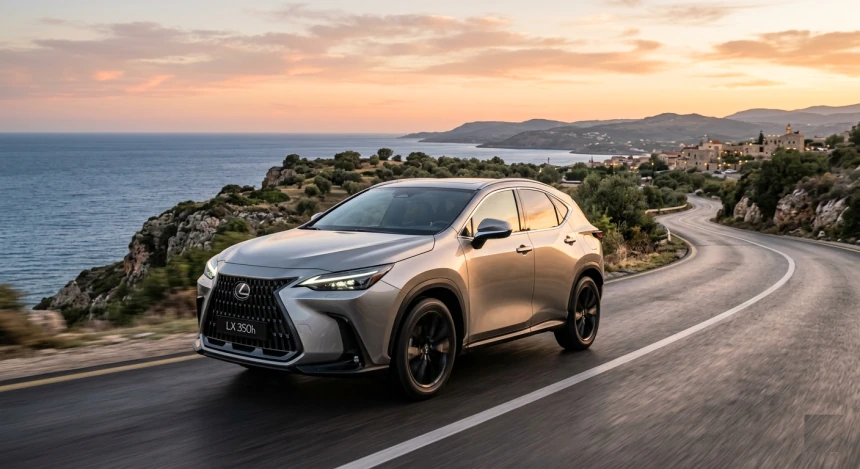 Lexus-NX רכב פנאי (SUV) יוקרתי בגודל בינוני, שמוצע בישראל עם מערכות הנעה מחושמלות (היברידית או היברידית פלאג-אין),