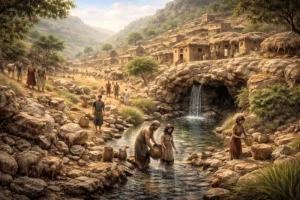 התיישבות קדומה בירושלים סביב מעיין הגיחון בתקופת הברונזה הקדומה עם פעילות יומיומית של התושבים