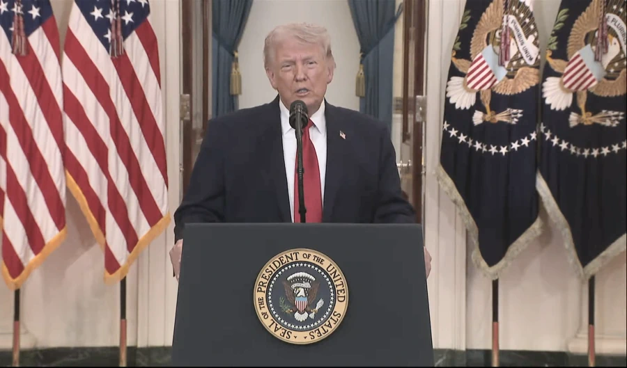 דונלד טראמפ בנאום לאומה 2 באפריל 2026