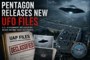 מסמכי UFO סודיים של הפנטגון נחשפים לצד עב"ם מרחף מעל בניין הפנטגון בארה״ב