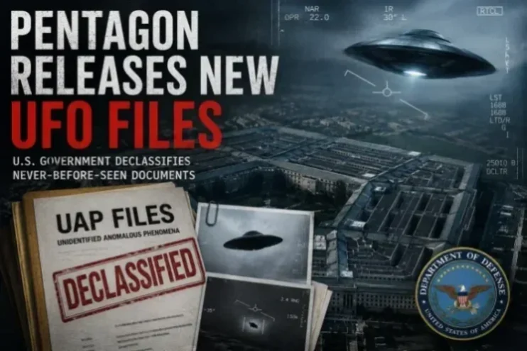 מסמכי UFO סודיים של הפנטגון נחשפים לצד עב"ם מרחף מעל בניין הפנטגון בארה״ב