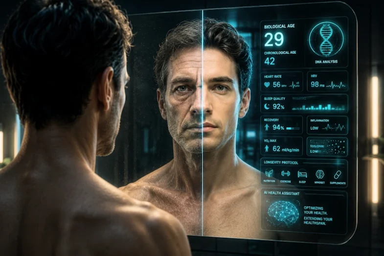 Biohacking – שילוב של בינה מלאכותית, גנטיקה, מכשור רפואי וטכנולוגיות מתקדמות לצד אורח חיים בריא במטרה לשפר את ביצועי גוף האדם ולהאט את תהליכי ההזדקנות.